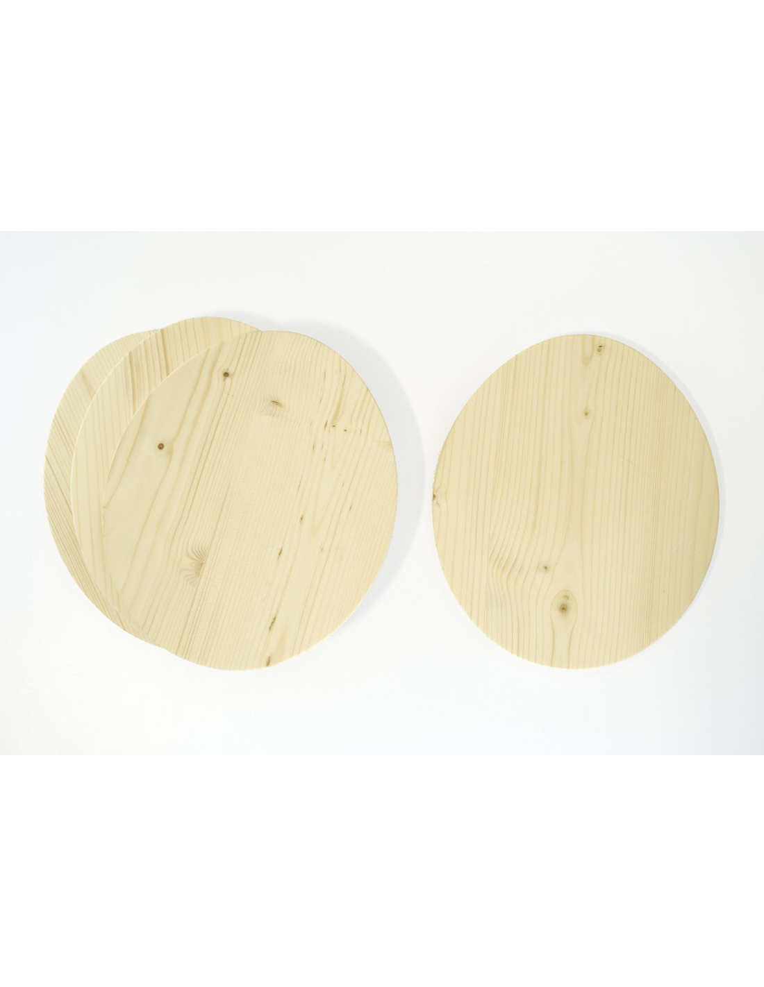 Dessous de plat en bois ovale à décorer - 14 x 21,5 cm - Forme en bois -  Creavea