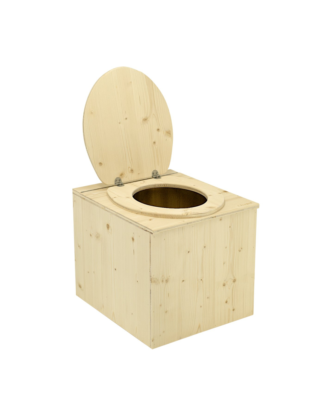 Toilette sèche avec bac à copeaux de bois - Modèle vide - wc