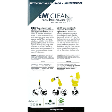 Wipe & Clean EM natural cleaner