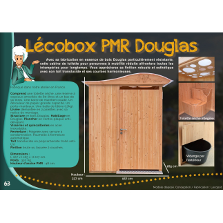 LécoBox PMR – Outdoor compost toilet