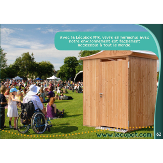 LécoBox PMR – Outdoor compost toilet