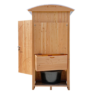 LécoBox – Outdoor dry toilet cabin by Lécopot