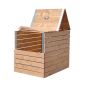 Pack 3 Composteurs en bois Douglas 3 x 800 litres