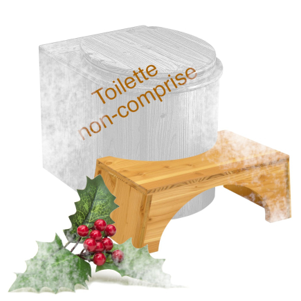 Tabouret rehausseur physiologique pour toilette LECOPOT