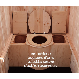 Discount La Ventarèl – Douglas outdoor cabin for dry toilet