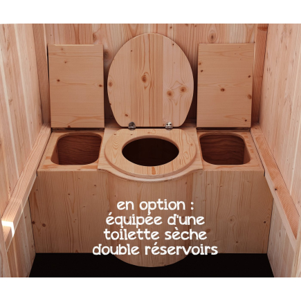 Discount La Ventarèl – Douglas outdoor cabin for dry toilet